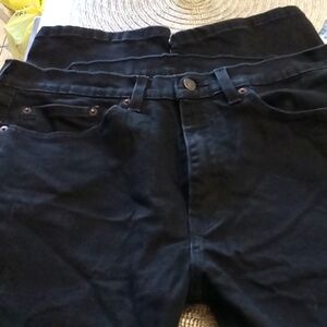 Levis jeans  505 black pre-owned
